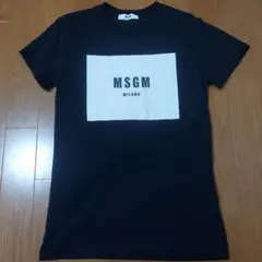 MSGM KIDS ロゴTシャツ ブラックのサムネイル