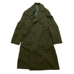 【60s】米軍実物 USMC ウールサージ オーバーコート メンズM相当 古着のサムネイル