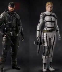 メタルギアソリッド　フィギュア ネイキッドスネーク、ザ・ボス2体セットのサムネイル