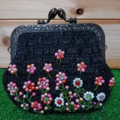 ハンドメイドがま口財布
