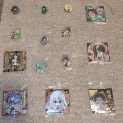 鬼滅の刃キーホルダーと ステッカーセット