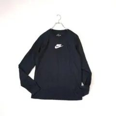 【THE NIKE TEE/ナイキ】長袖Tシャツ『S』ブラック　コットン　ロンT
