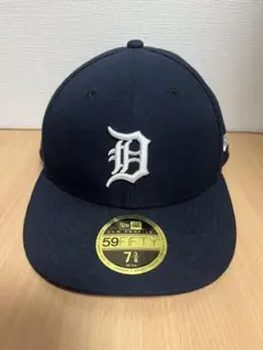 New Era 59FIFTY ネイビー Dロゴ キャップ 7 3/8