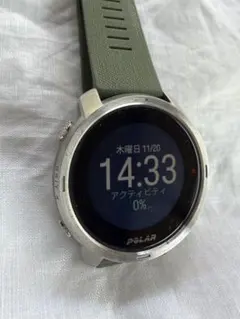 画面美品｜Polar Grit X オリーブ M-L｜GPS 登山 ランニング