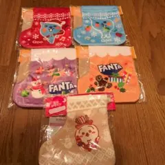 コカ・コーラ クリスマスQooファンタソックス巾着オーナメント＋ちいかわ