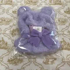 ディズニー　ディズニーストア　シークレットポンチョ　紫