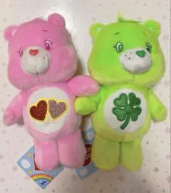 ケアベア ぽってりきらきらぬいぐるみ 2種セット