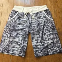 ミカノ　ゼブラ柄　ハーフパンツ　ミカランセ　clap エアロビクス