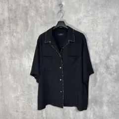 PS PAUL SMITH 花柄テープ 半袖ブラウス 44のサムネイル