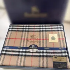 BURBERRY ウール毛布 西川産業 日本製 - メルカリ