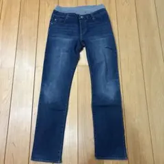 ウエストゴム付きデニムボトムス　キッズ170 男の子