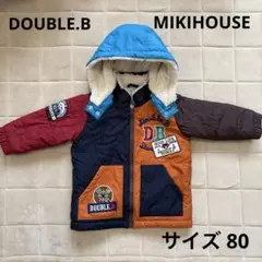 美品　DOUBLE.B フード付きアウター マルチカラー