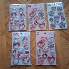 ディズニーウォーターシール5枚セット