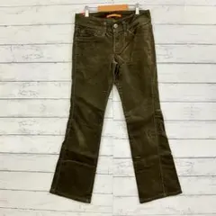 リーバイス レディスタイル フレアパンツ モスグリーン 27 S相当 美品