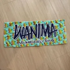 WANIMA タオル 青×白 ピザロゴ - メルカリ