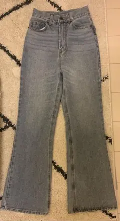 GRL フレアデニムパンツ ライトブルー