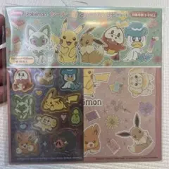 【新品】ポケモン シール付き折り紙