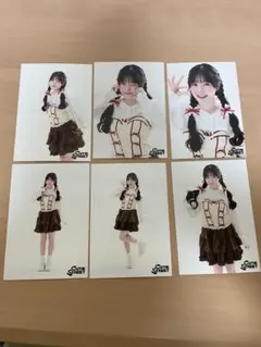 川本笑瑠 生写真 バレンタイン セミコンプ トクポ きゅーすと 6枚