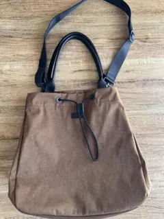 【美品】スタンダードサプライ MIL CLOTH 2WAY トート ブラウンのサムネイル