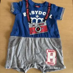BABYDOLL カメラプリントロンパース