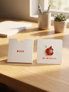 非売品⭐️Apple ⭐️限定 50周年バッジ 即購入OK 非売品】 Apple2026 初売り記念バッジ - メルカリ