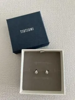 ジュエリーツツミ　プラチナピアス　しずく　ドロップ（箱無しお値下げしました）