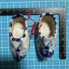 【新品・未使用品】陶製オランダ 木靴マスコット