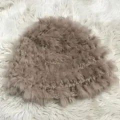 レディース　帽子　ファーラビット