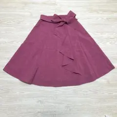 PROPORTION リボン付きフレアスカート サイズ2