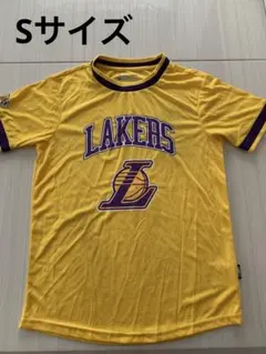 NBA LosAngelesLakers Tシャツ レイカーズ メッシュ半袖　S