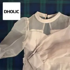 DHOLIC ベージュ マーメイドワンピース パーティードレス