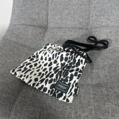 WACKOMARIA ヒョウ柄 ドローストリングバッグ WACKO MARIA/LEOPARD DRAWSTRING BAG（BLUE）［レオパードドロー