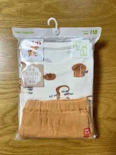 ユニクロ 長袖 パジャマ 110 パンどろぼう 薄手