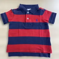 Ralph Lauren ストライプ ポロシャツ　80