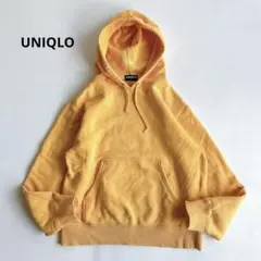 90s OLD UNIQLO 紺タグ　プルオーバーパーカー　裏起毛　メンズ　S