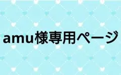 amu様専用ページ