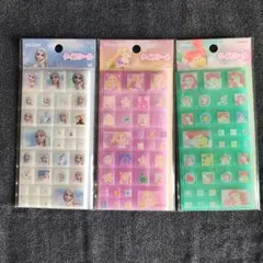 3枚セット！タイルシール ディズニープリンセス ラプンツェル アリエル アナ雪