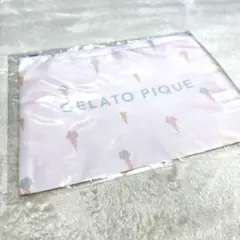 【未開封】gelato pique ジェラートピケ アイスクリーム柄 ポーチのサムネイル