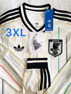 3XL 希少 新品アディダス 日本代表 アウェイ レプリカ ユニフォーム