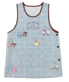 新品 エプロン 保育士 大きいサイズ 5L 6L サンリオ ハローキティ クロミ