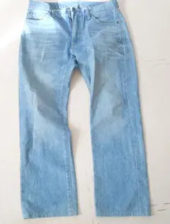 ユニクロUJ　デニム　s002　ウエスト79　レギュラーフィットストレート