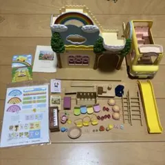 シルバニアファミリー　森のようちえんセット バス、その他セット付き
