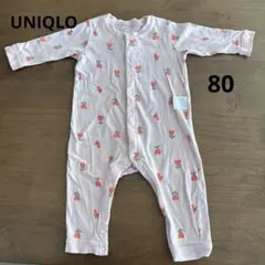 ユニクロ　80センチ　カバーオール　ベビーロンパース