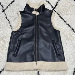 WEGO フェイクレザームートンジャケット