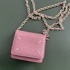 u*i様 メゾンマルジェラ チェーンウォレットレザー Maison Margie