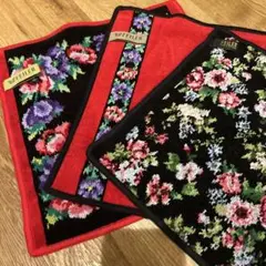 FEILER 花柄 ハンカチ 3枚セット