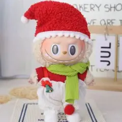 ☆ ４点セット LABUBU ラブブ着せ替え サンタ クリスマス マカロン291