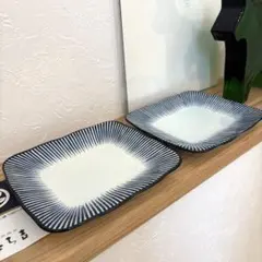 たち吉 吉祥紋様 十草 貫入 角皿 スクエアのサムネイル