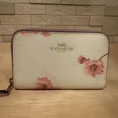 コーチ　花柄　コインケース