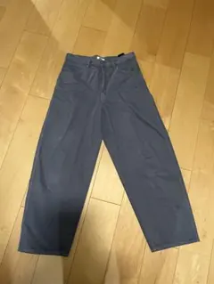 UNIQLO カーブパンツ　27インチ　BLUE デニム　バレル